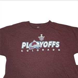 NHL Vintage Colorado Avalanche 2019 Stanley Cup Playoffs Kids Jersey Shirt Xl